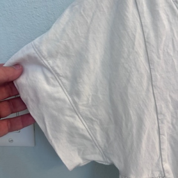 White V-Neck Women's Top - Picture 9 of 12